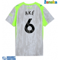 Manchester City Nathan Ake #6 Rezervni Dres za Ženska 2025-26 Kratak Rukav